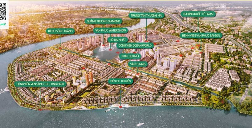 Bán nhà Vạn Phúc City - Khu đô thị tốt nhất khu Tây Bắc thành phố QRcode