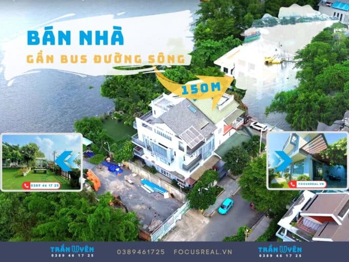 Bán biệt thự mặt sông Sài Gòn phường Hiệp Bình Chánh 45 tỷ 5 bán biệt thự bên sông sài gòn hiệp bình chánh thủ đức