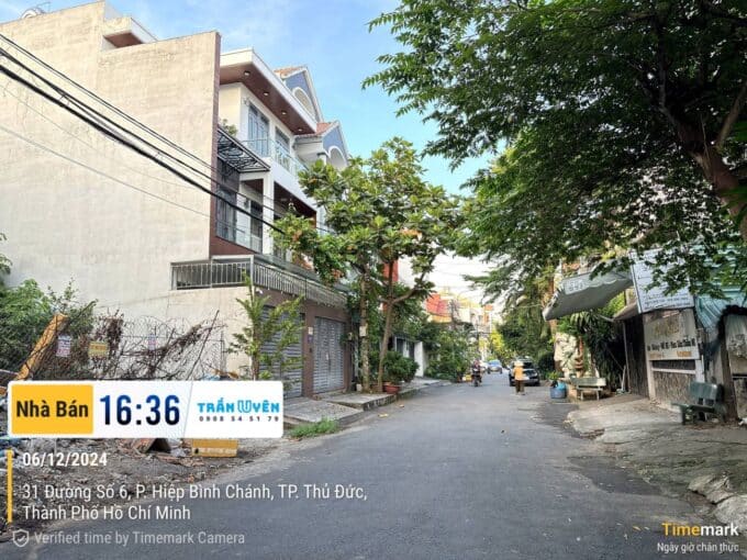 Lô đất ngang 8m, khu bên sông Hiệp Bình Chánh, phù hợp cho căn biệt thự phố với gara ô tô 11 bán đất đường 23 hiệp bình chánh ngang 8m