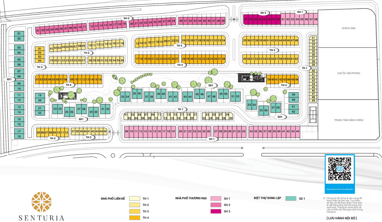 Senturia An Phú mặt bằng vị trí sản phẩm
