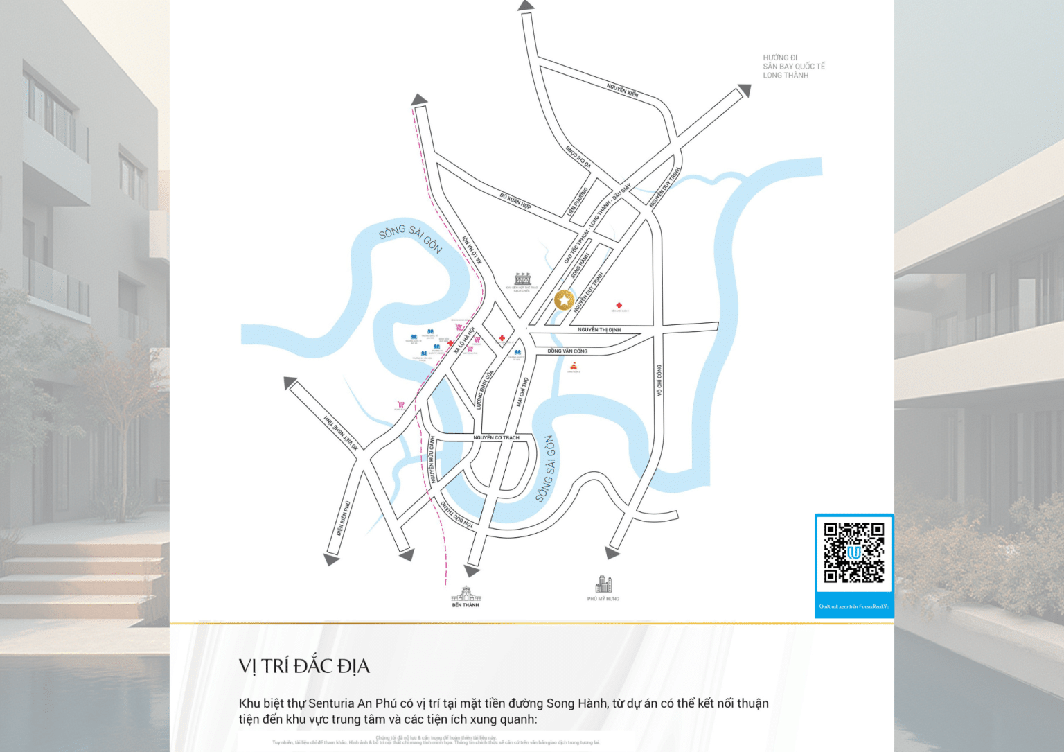 Bán nhà phố Senturia An Phú, không gian riêng tư và tiện nghi cho gia đình trẻ 7 Vị trí dự án Senturia An Phú